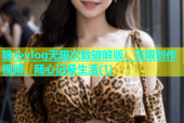糖心vlog无限次数破解版：无限创作视频，随心记录生活(1)