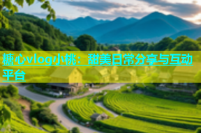 糖心vlog小桃：甜美日常分享与互动平台