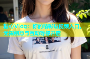 糖心Vlog：你的精彩短视频入口，无限创意与互动等你开启