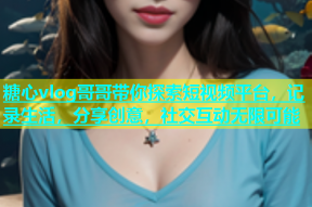 糖心vlog哥哥带你探索短视频平台，记录生活，分享创意，社交互动无限可能
