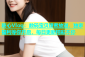 糖心Vlog：数码宝贝甜蜜放送，独家福利等你开启，每日更新精彩不停