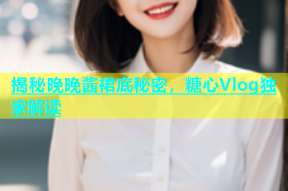 揭秘晚晚酱裙底秘密，糖心Vlog独家解读