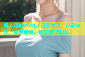 加入糖心vlog，记录生活，分享快乐，展现自我，尽享创作乐趣