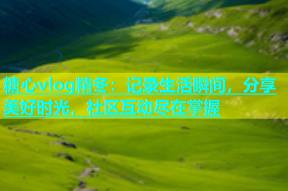 糖心vlog精冬：记录生活瞬间，分享美好时光，社区互动尽在掌握