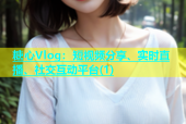 糖心Vlog：短视频分享、实时直播、社交互动平台(1)