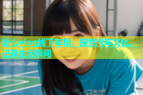 糖心vlog线下车模：探索汽车文化，记录生活瞬间