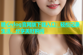 糖心vlog官网版下载入口：轻松记录生活，分享美好瞬间