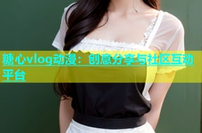 糖心vlog动漫：创意分享与社区互动平台
