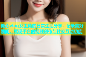 糖心vlog女主角的日常生活分享，记录美好瞬间，展现平台的视频创作与社交互动功能