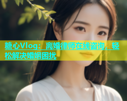 糖心Vlog：离婚律师在线咨询，轻松解决婚姻困扰  第1张