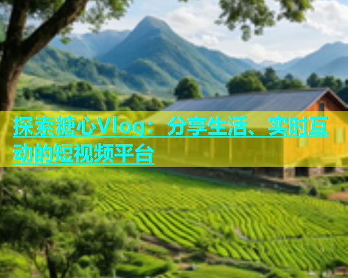 探索糖心Vlog：分享生活、实时互动的短视频平台  第1张