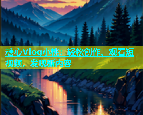 糖心Vlog小桃：轻松创作、观看短视频，发现新内容  第2张