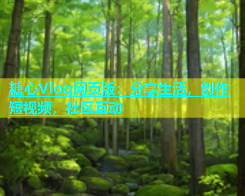 糖心Vlog网页版：分享生活，创作短视频，社区互动  第1张