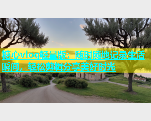 糖心vlog轻量版：随时随地记录生活瞬间，轻松剪辑分享美好时光  第1张