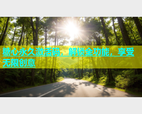 糖心永久激活码，解锁全功能，享受无限创意  第1张
