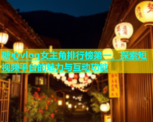 糖心vlog女主角排行榜第一，探索短视频平台的魅力与互动功能  第1张