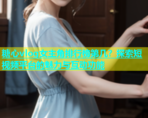 糖心vlog女主角排行榜第几？探索短视频平台的魅力与互动功能  第1张