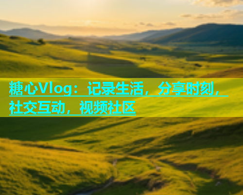 糖心Vlog：记录生活，分享时刻，社交互动，视频社区  第2张