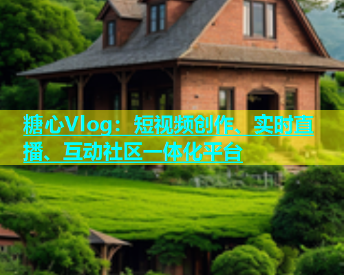 糖心Vlog：短视频创作、实时直播、互动社区一体化平台  第1张