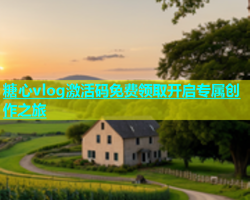 糖心vlog激活码免费领取开启专属创作之旅  第1张
