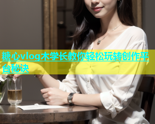 糖心vlog木学长教你轻松玩转创作平台秘诀  第1张