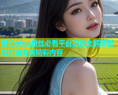 糖心vlog粉丝必看平台功能全解析轻松打造专属精彩内容  第1张