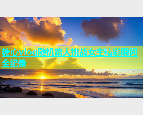 糖心vlog随机路人挑战女主精彩瞬间全纪录  第1张